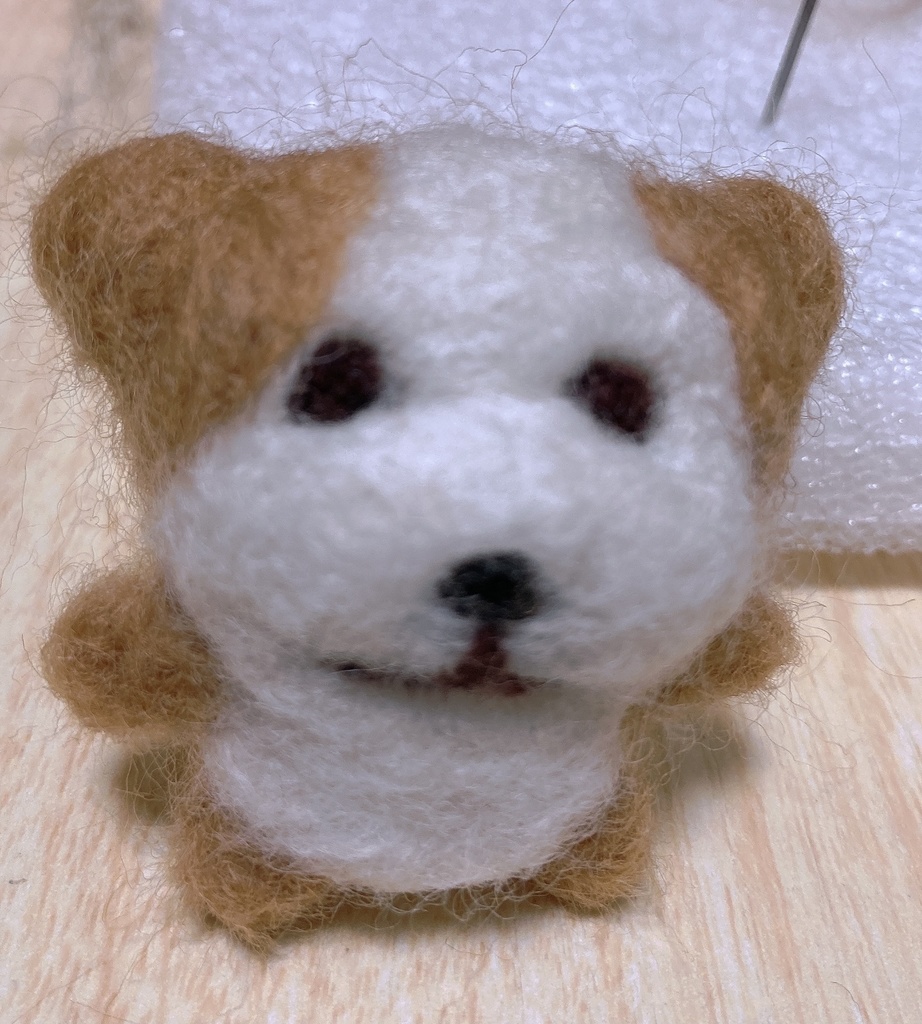 たぶん犬　フェルト人形