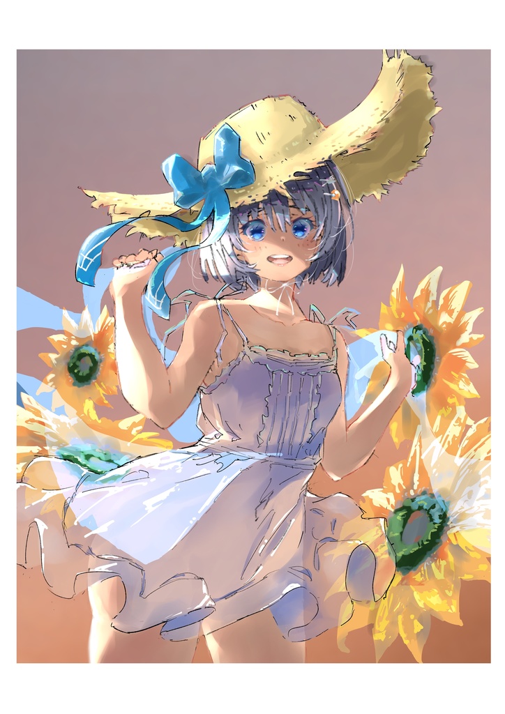 【vTuber凪乃ましろさんイラスト集】Gift