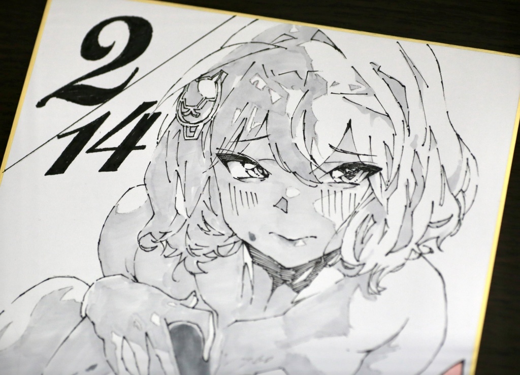 【NIKKE色紙】アニスちゃんスペシャル色紙(バレンタイン)