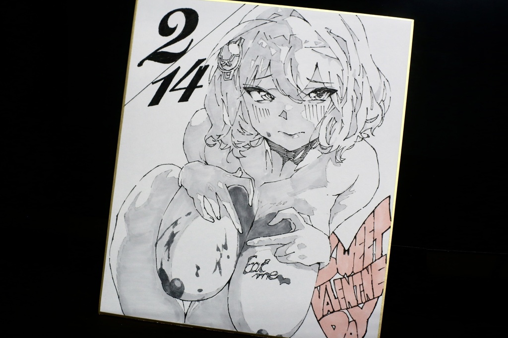 【NIKKE色紙】アニスちゃんスペシャル色紙(バレンタイン)