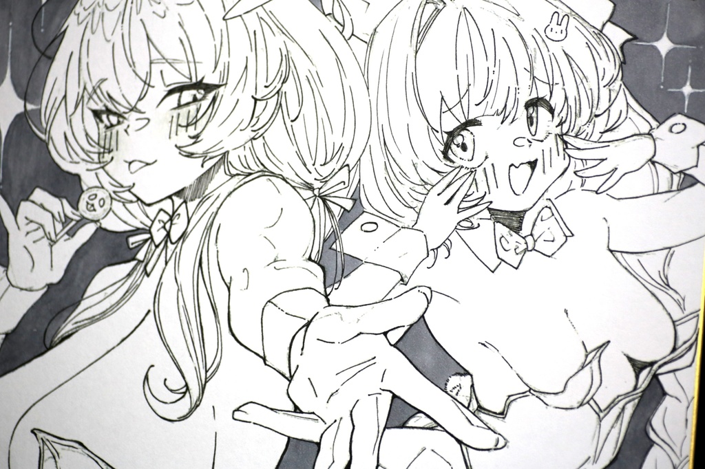 【NIKKE大色紙】ブレッディ&クラスト(バニー)