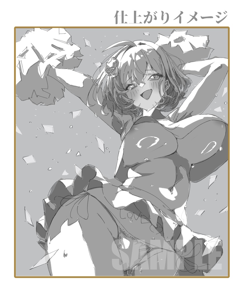 【NIKKE色紙】チアガールアニスちゃん(6月)