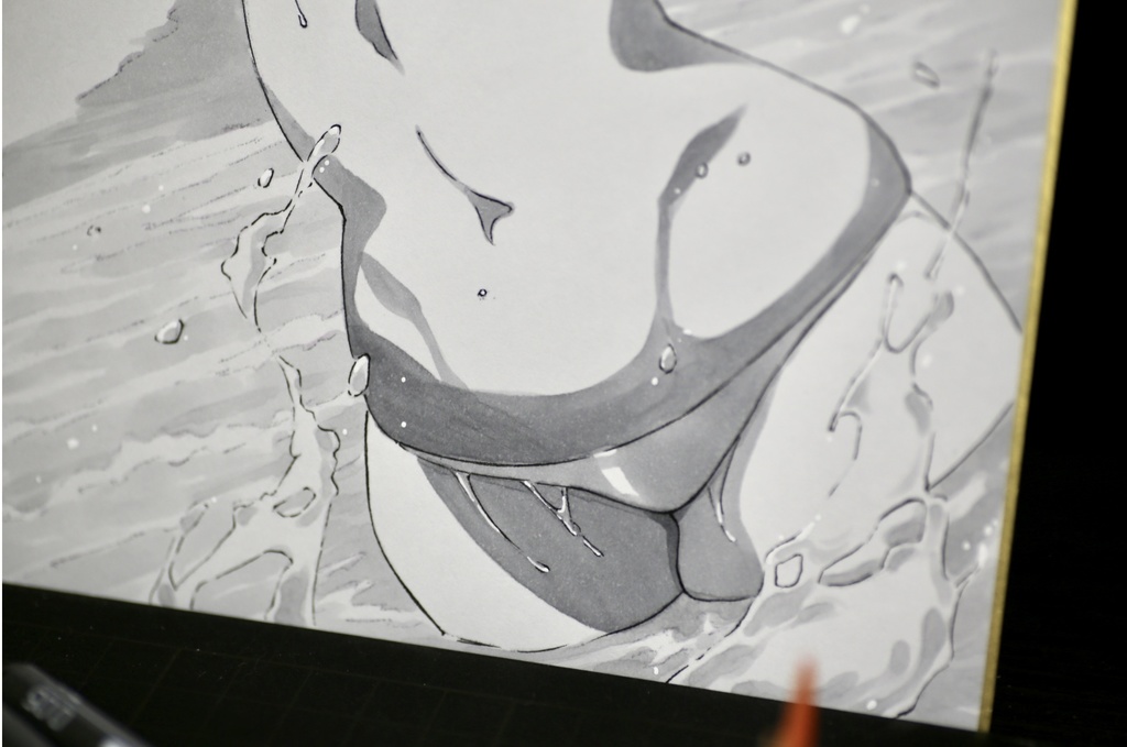 【NIKKE色紙】爽やかビキニアニスちゃん👙(8月)