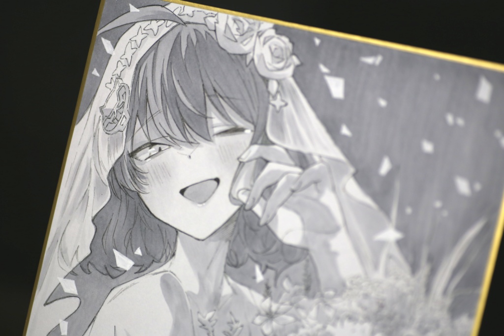 【NIKKE色紙】花嫁アニスちゃん