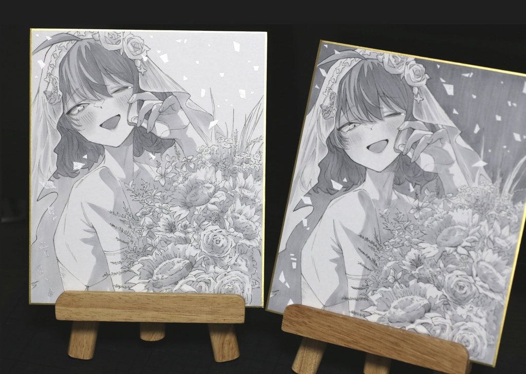 【NIKKE色紙】花嫁アニスちゃん