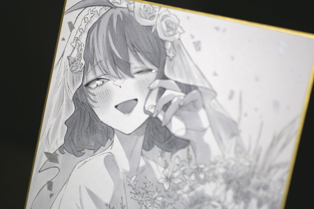 【NIKKE色紙】花嫁アニスちゃん