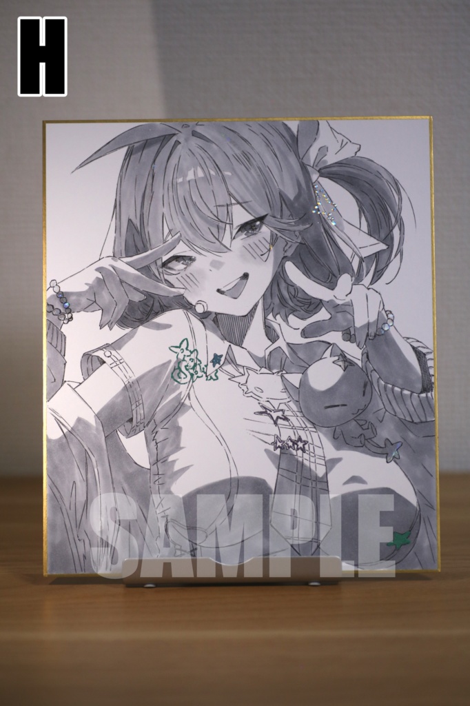 【NIKKE色紙】箔押しアニスちゃん(12種)