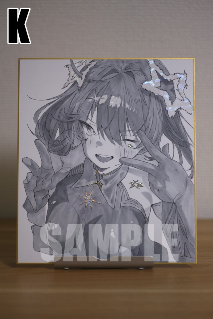 【NIKKE色紙】箔押しアニスちゃん(12種)