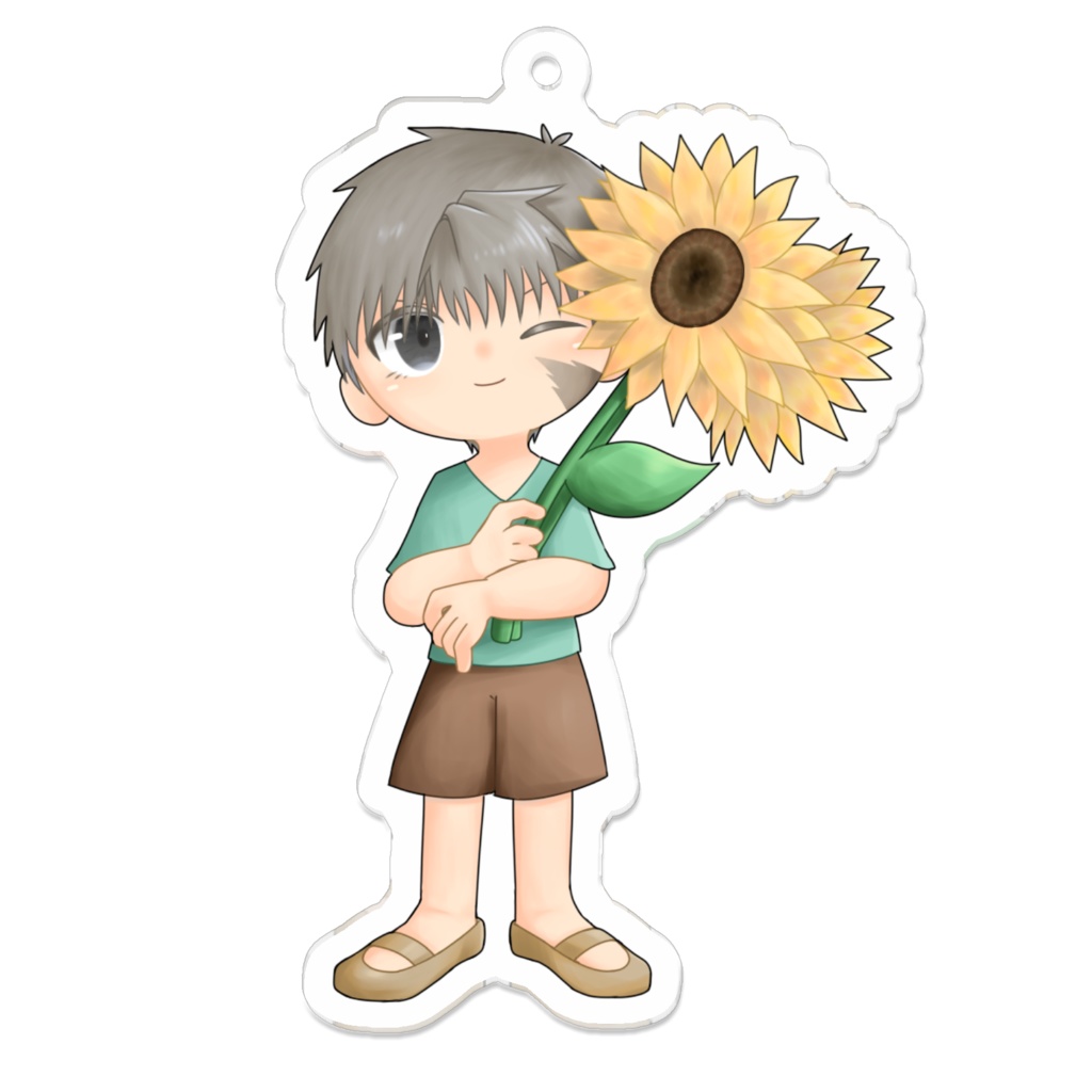 王野佳月　アクリルキーホルダー