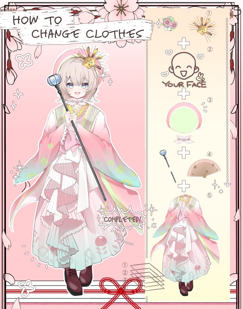 【イラスト素材】ひなまつり和ドレス衣装2025Ver.◎IRIAM サムネなど