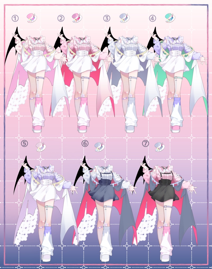 【イラスト素材】ハロウィンドレス衣装2025Ver.◎IRIAM サムネなど