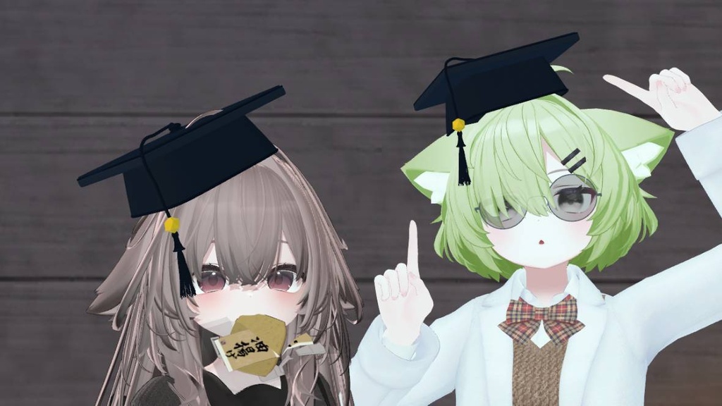 【FREE/無料】博士帽/academic cap