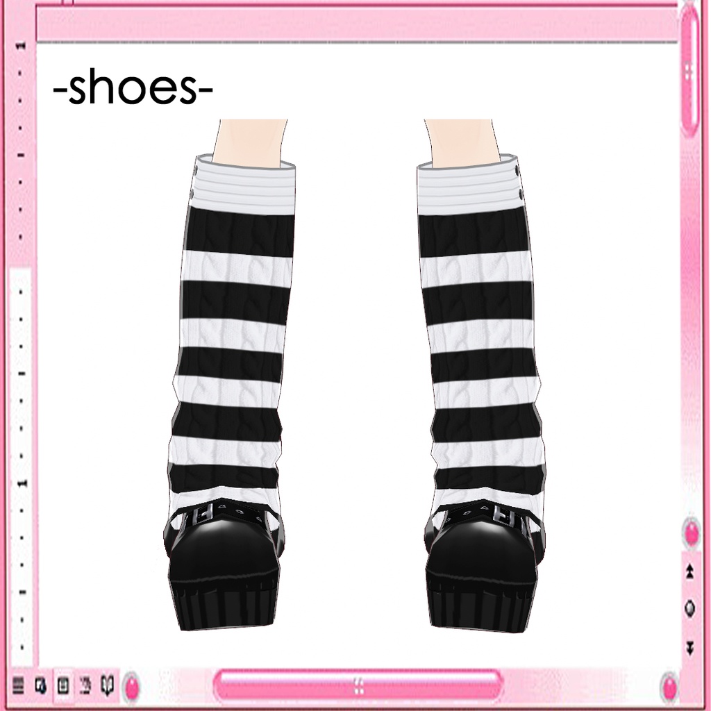 [Vroid] Landmine Style shoes03 / 地雷系/じらいけい くつ