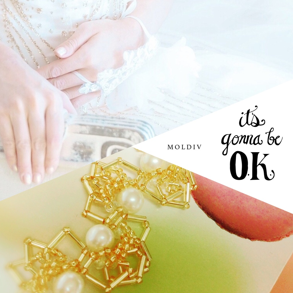 星と雪珠のイアリング【L'Etoile】イメージアクセサリー