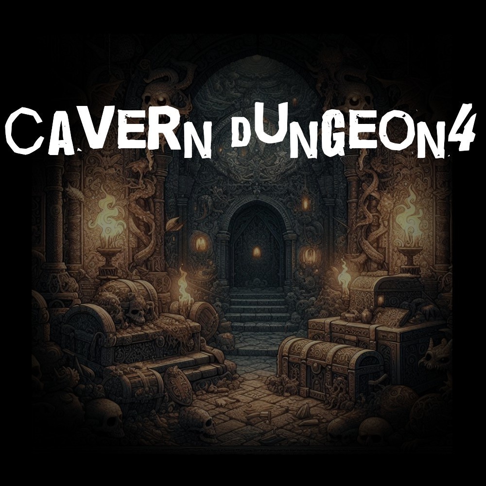 【ロイヤリティフリーBGM】RPG、シリアスで哀愁漂う洞窟や森「cavern dungeon4」有料セット