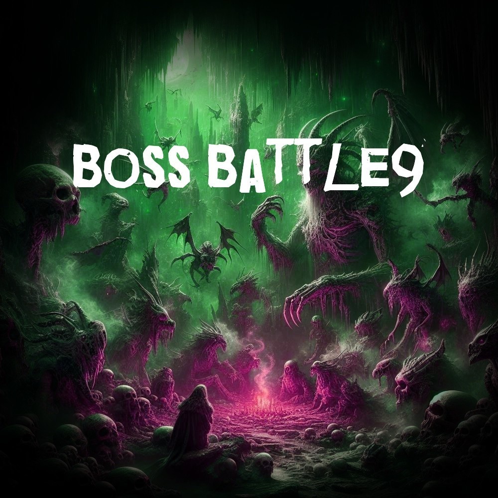 【ロイヤリティフリーBGM】絶望的なコーラスがバックにある決戦「boss battle9」有料セット