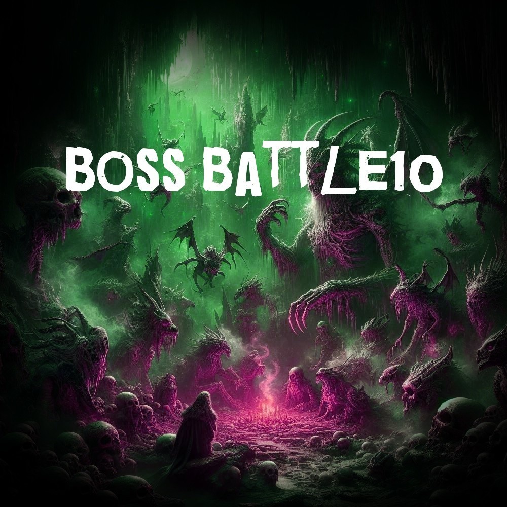 【ロイヤリティフリーBGM】重々しく緊迫したボス戦「boss battle10」有料セット