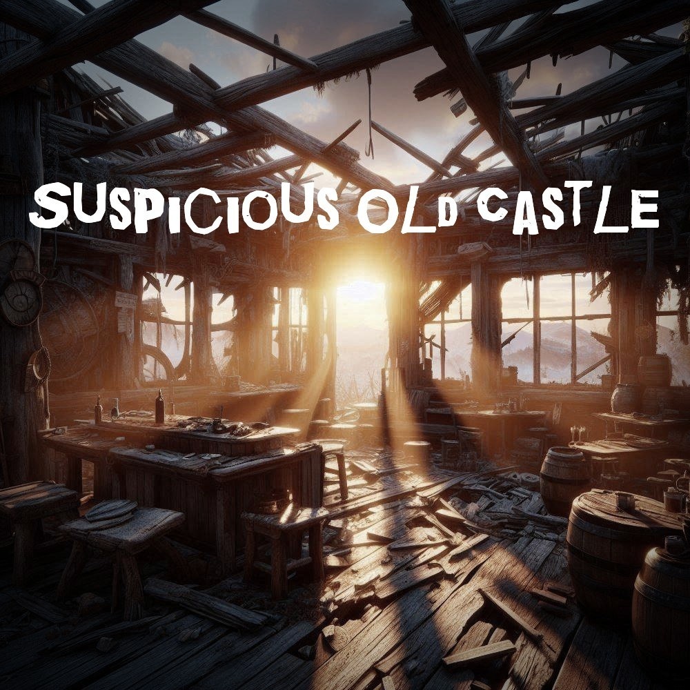 【フリーBGM】途中から重いエレキギターが入る、ダンジョン最深部「Suspicious Old Castle」