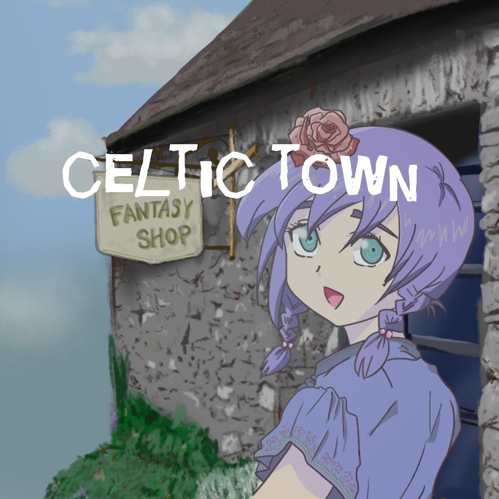 【ロイヤリティーフリーBGM】ケルト風🌲踊り子が憂い気に微笑む町「celtic town」有料セット　