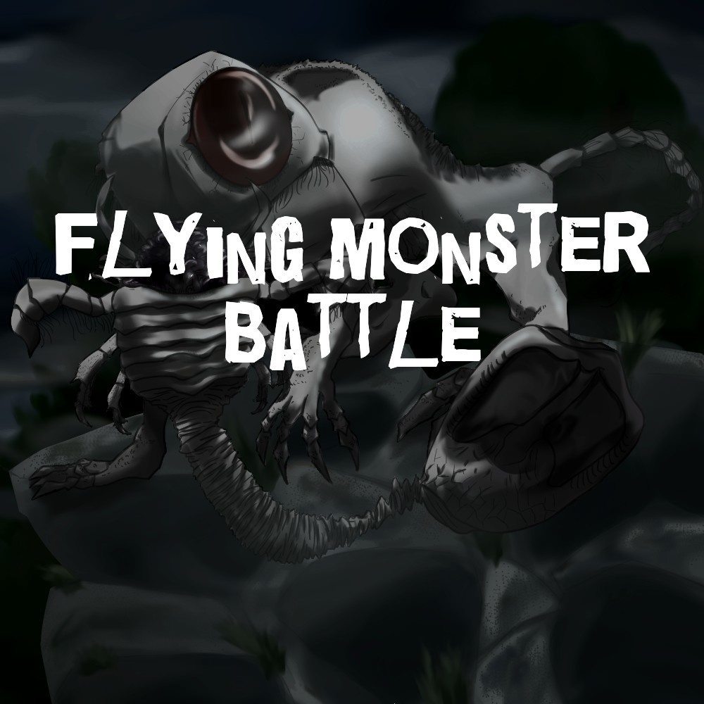 【ロイヤリティーフリーBGM】漆黒の嵐が疾走する戦闘「flying monster battle」有料セット