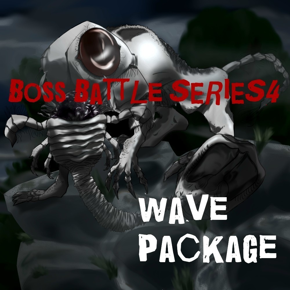 【ロイヤリティフリーBGM】モンスターとの壮大な戦闘・第三弾「BOSS BATTLE SERIES4」有料wave5点パック