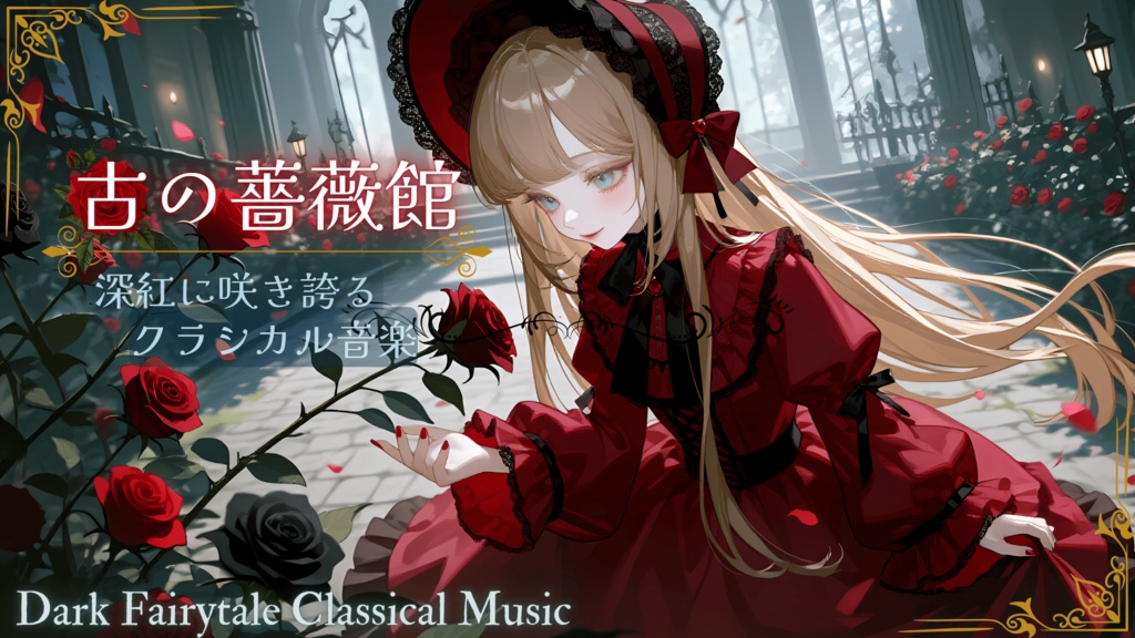 【クラシック系BGM9曲セット】古の薔薇館 ー 深紅に咲き誇るクラシカル音楽【ゴシック/ダークメルヘン/ファンタジー】