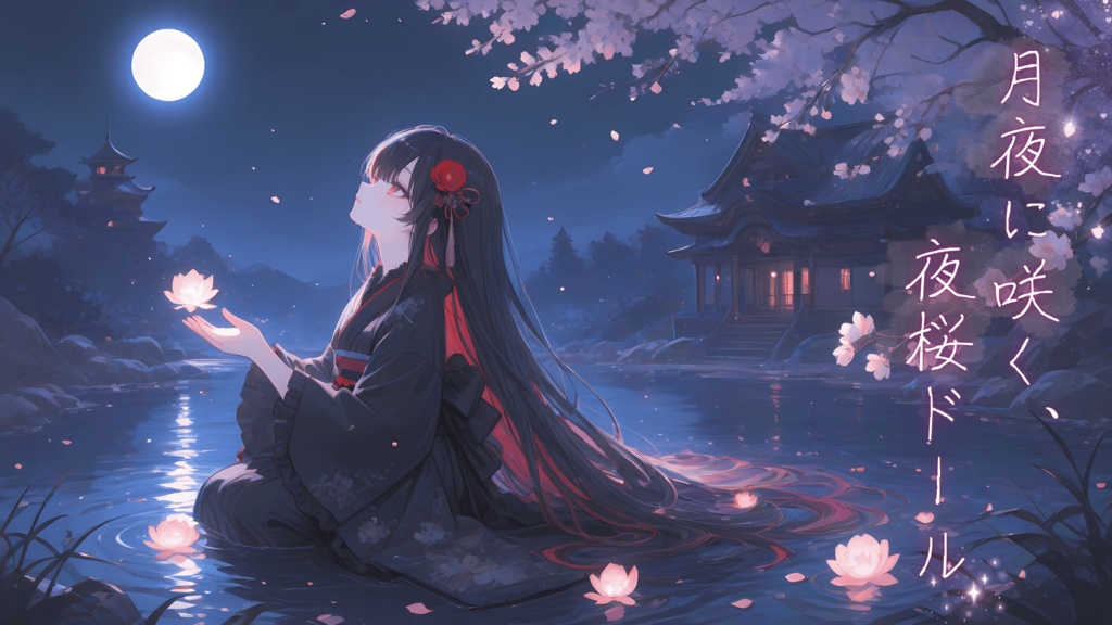 【和風BGMセット】月夜に咲く、夜桜ドール ― 静かに奏でる和風ゴシック・クラシック音楽