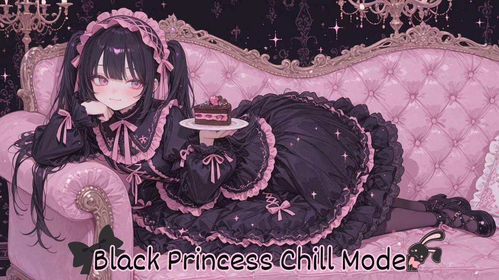 【BGMセット】マイペースなお姫様のチルワルツ ⑅୨୧ Black Princess Chill Mode ୨୧⑅ [ダークメルヘン/不思議かわいいBGM]