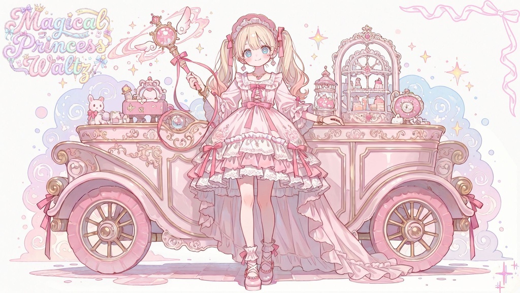 【ワルツBGMセット】夢を運ぶ魔法のワゴン ⑅୨୧ マジカルプリンセスワルツ ୨୧⑅ 【メルヘン/遊園地・テーマパーク風BGM】