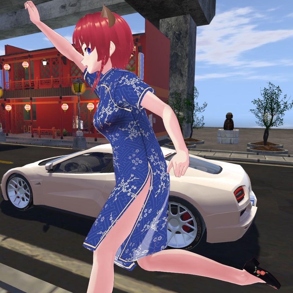 ◆無料配布あり!◆【VRoid正式版】『プリティーなチャイナドレス』-Pretty Chinese Dresses