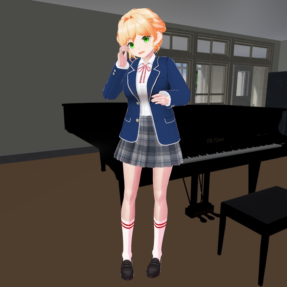 ◆無料配布あり!◆【VRoid正式版】『カジュアルなブレザー制服』-Casual blazer uniform