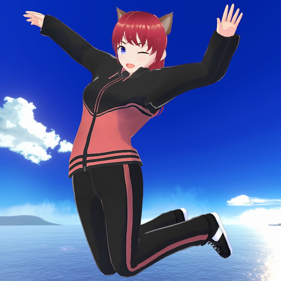 ◆無料配布あり!◆【VRoid正式版】『さわやかスポーティーな女子スポーツウェア』-Refreshing sporty women's sportswear