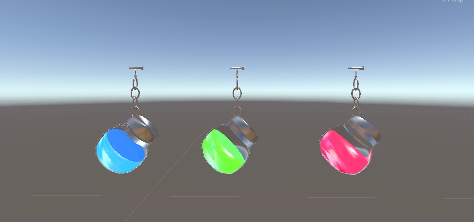 【３Dモデル】ポーションピアス【VRC想定】