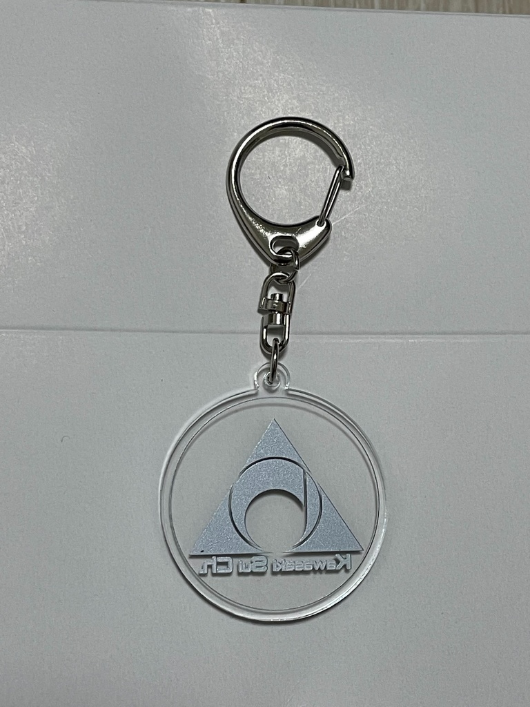 Kawasaki Sui ch.アクリルロゴキーホルダー