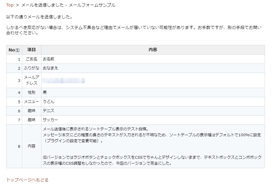 PukiWiki用スパムフィルタ対応メールフォームプラグイン