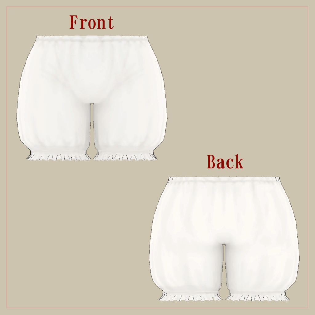 ドロワーズ【ハーミット、ファルリア、ホライズ対応】