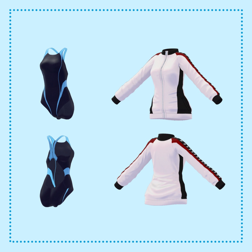 競泳水着 / Swimsuit for Tsubaki【椿姫対応】