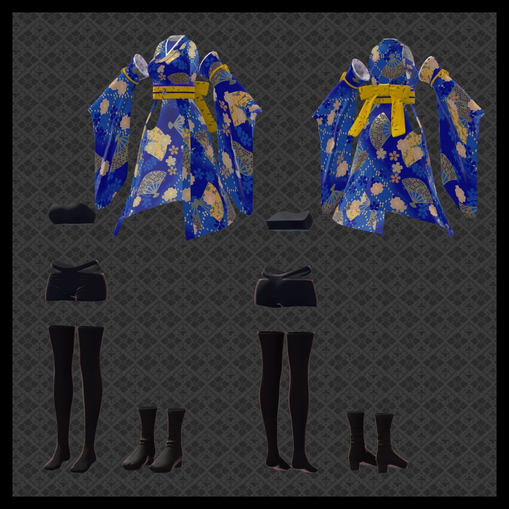 和装 焔 / 澪 / 宵【椿姫対応】