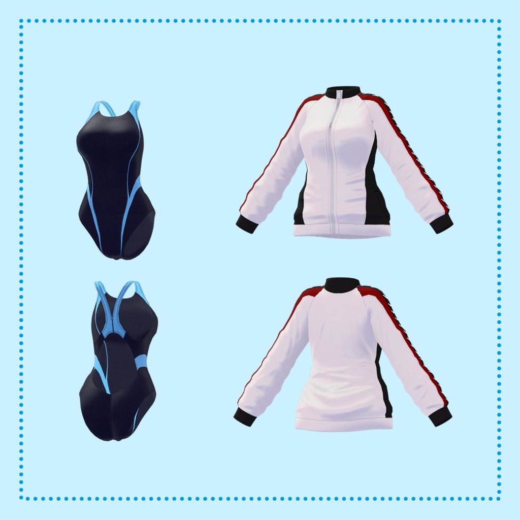 競泳水着 / Swimsuit for Lzebul【ルゼブル対応】