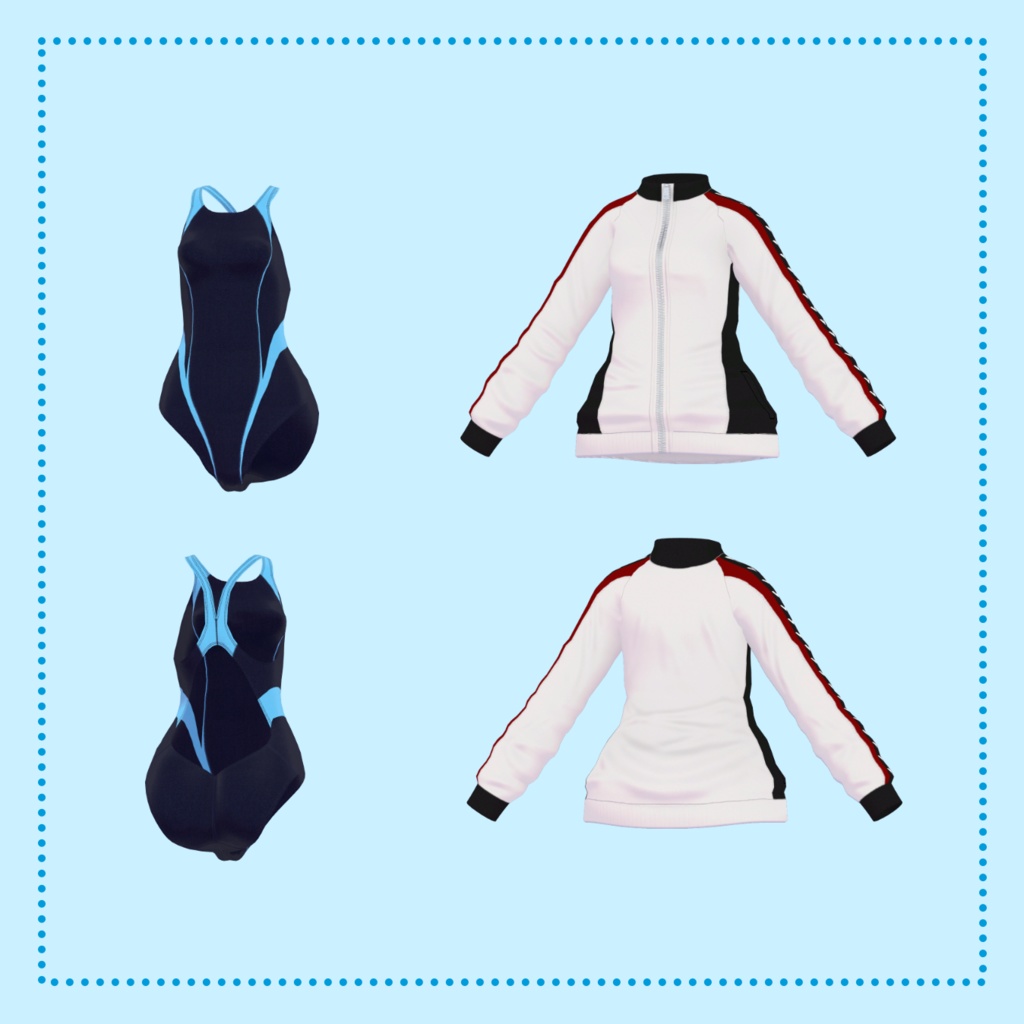 競泳水着 / Swimsuit for Volga【ヴォルガ対応】