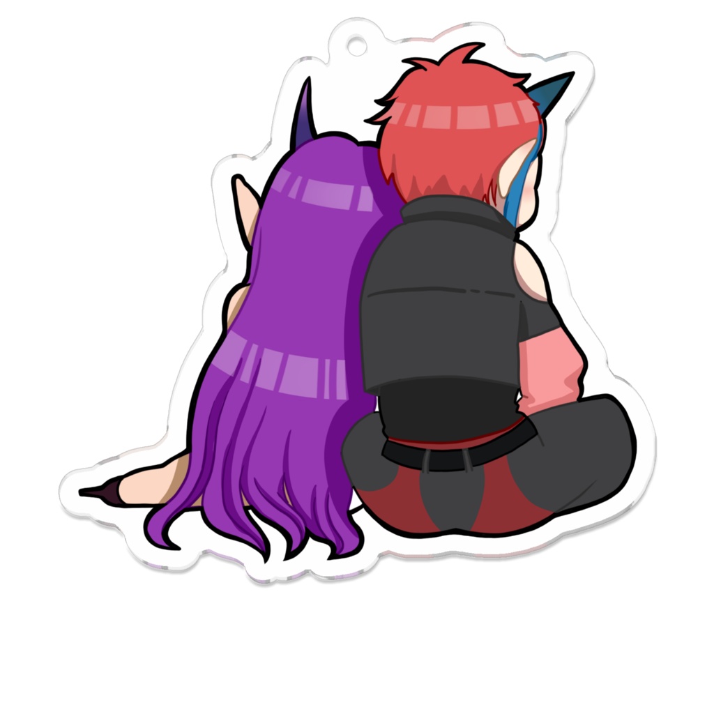 いつでもいっしょアクリルキーホルダー