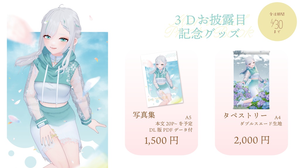 ３Dモデル制作記念グッズ