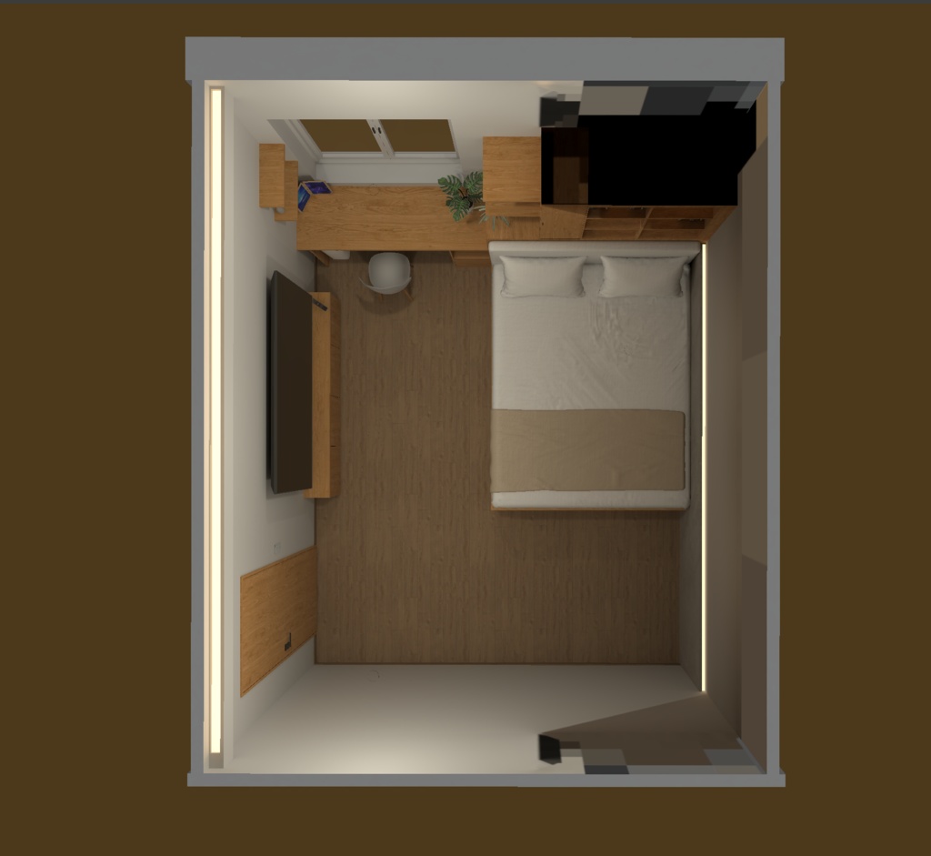 【VRChatワールドアセット】Modern Bedroom