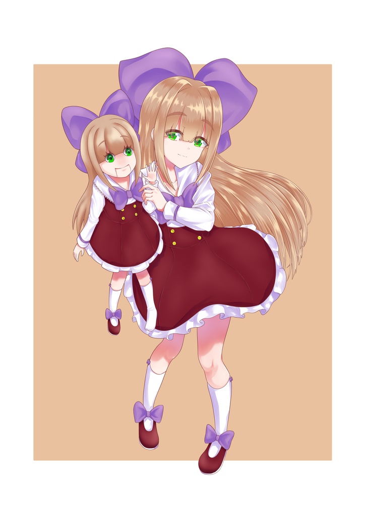 【Live2Dモデル】腹話術の少女モデル