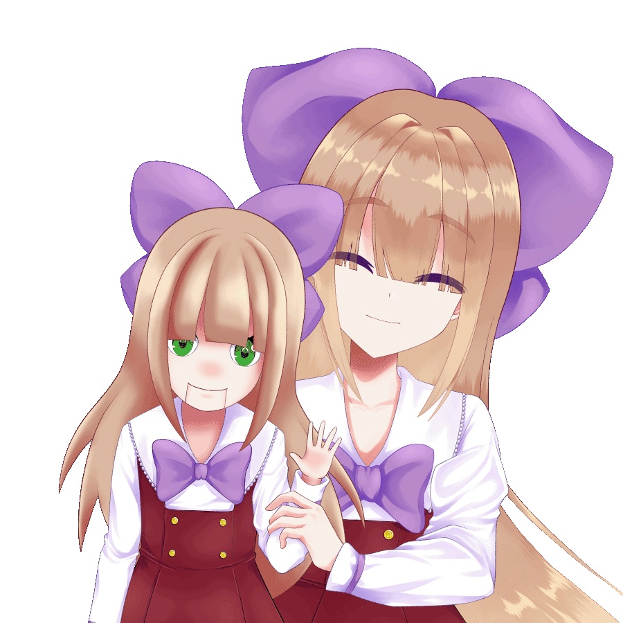 【Live2Dモデル】腹話術の少女モデル