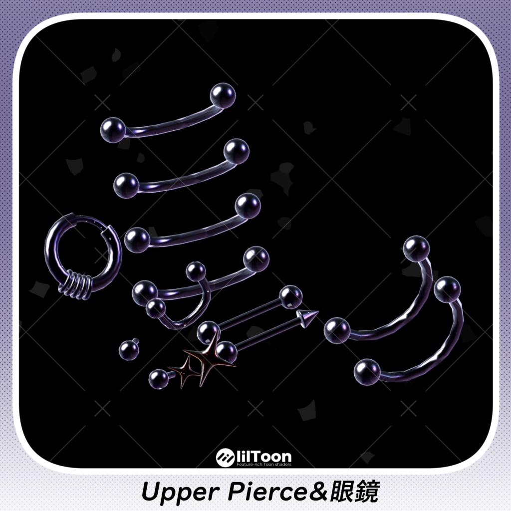 Upper Pierce & 眼鏡