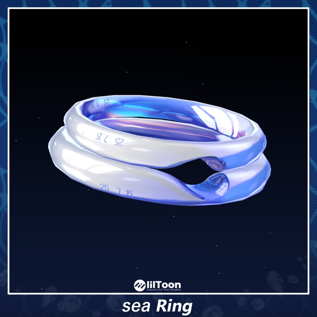 sea ペアリング ~記念日を刻めるNormal Map入り~