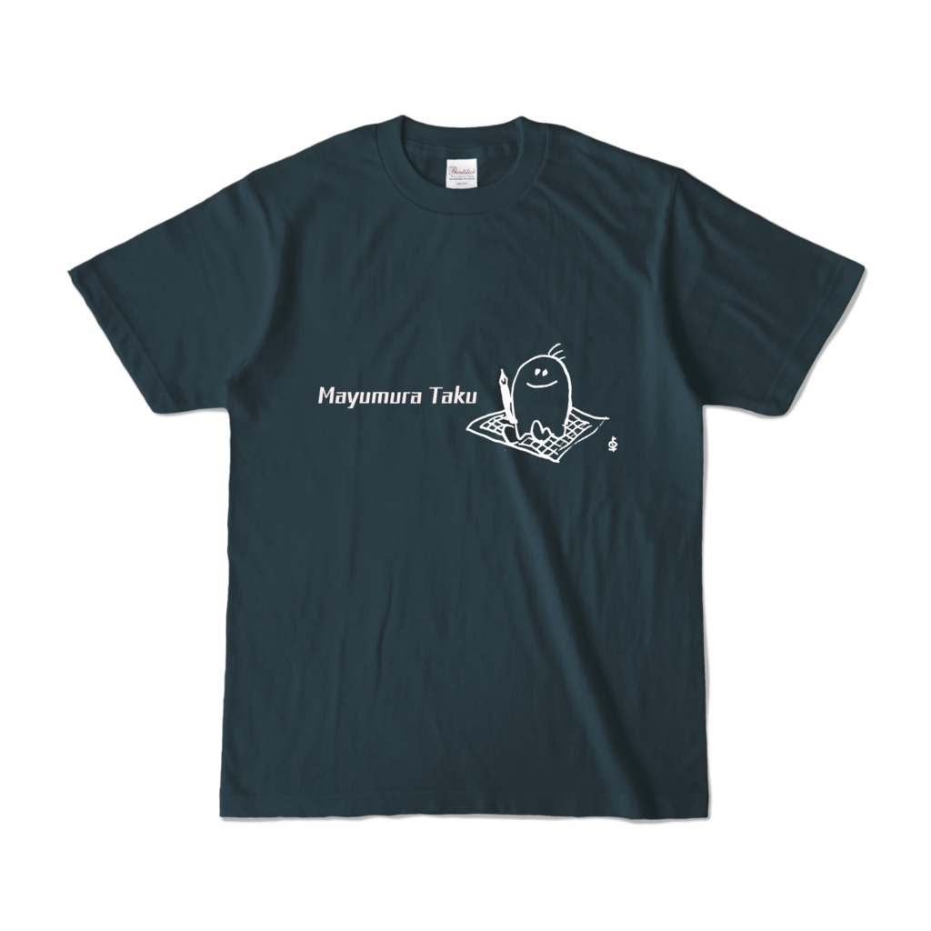 卓ちゃん人形カラーＴシャツ（ブルーブラック）
