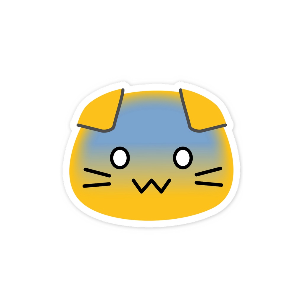 :blobcat_taremimi_gkbr:ステッカー