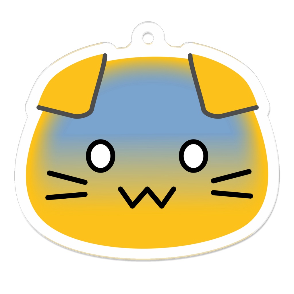 :blobcat_taremimi_gkbr:アクリルキーホルダー